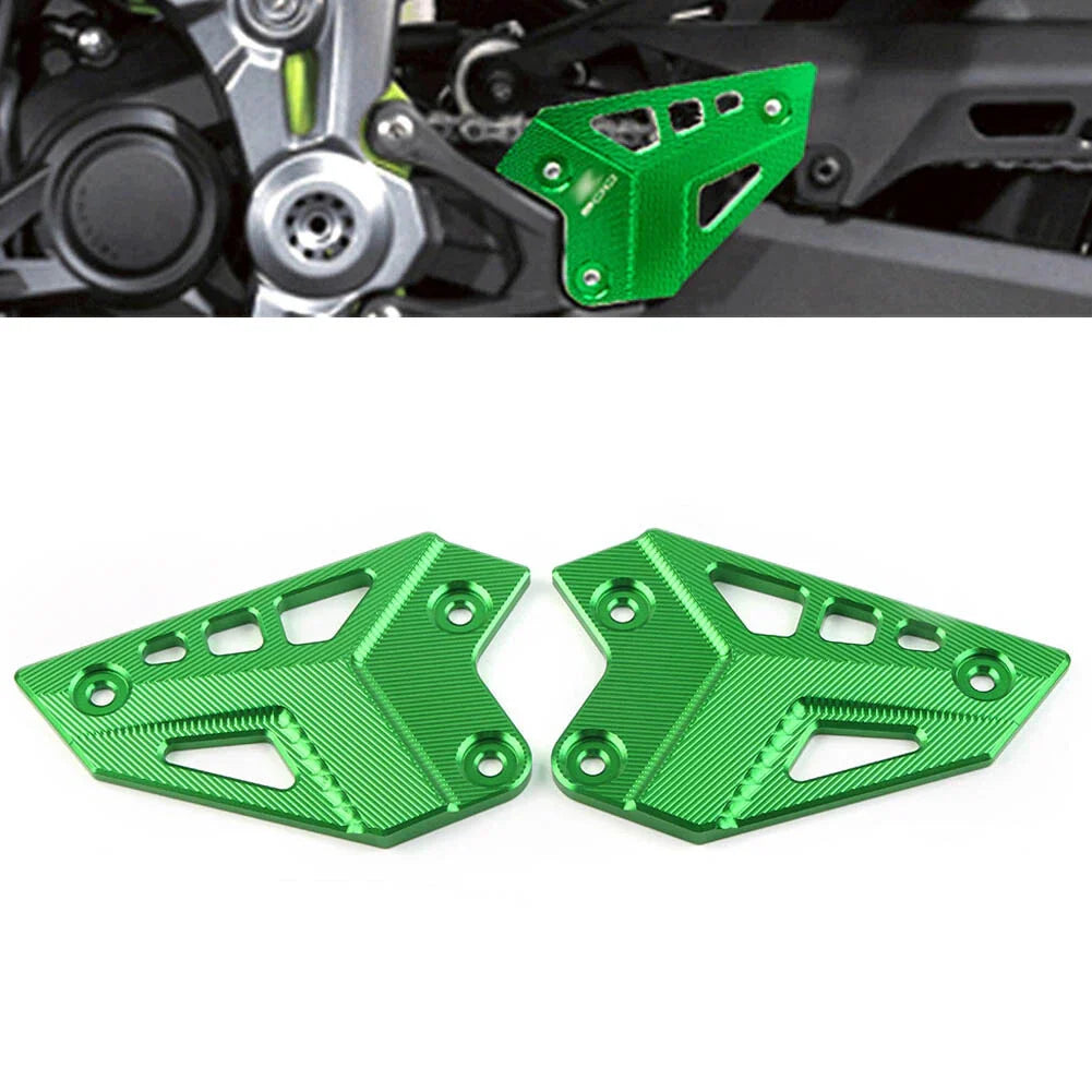 Rear Footrest Set Heel Plates Guard Protector for KAWASAKI Z900 (2017-2023)