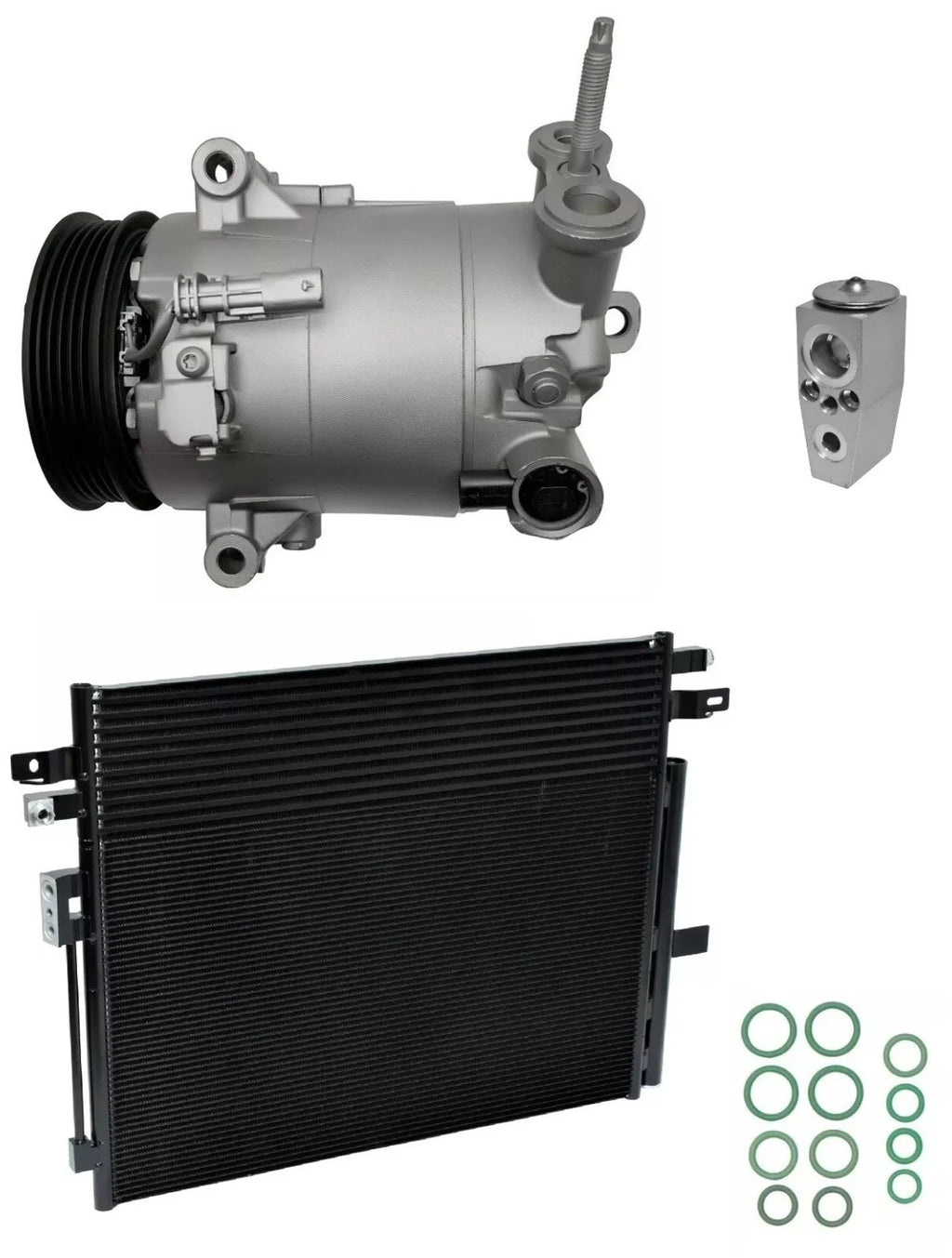 A/C Compressor Kit With Condenser for GMC Canyon 2.5L (2016–2016)