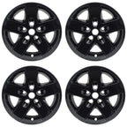 17" Gloss Black Wheel Skins for 2007-2018 Jeep Wrangler - UQSK0545