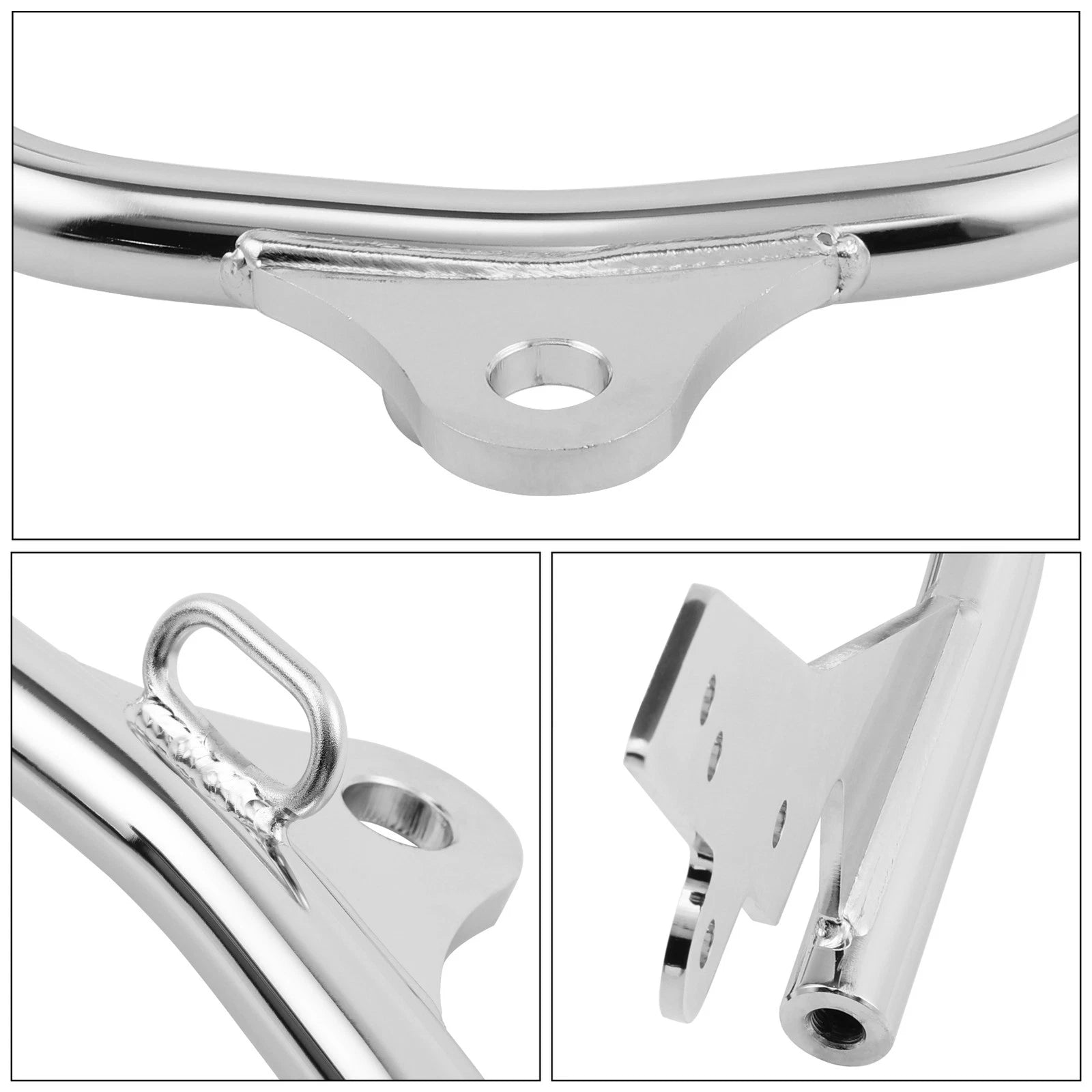 Chrome Trailer Hitch with Ball for Harley Electra Road King Glide (1994–2008)