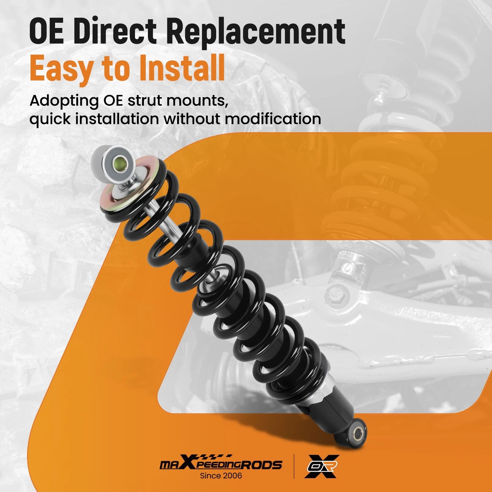 Front Shock Absorber Suspension Kit for John Deere Gator TH TS TX 4X2 (AM130448)