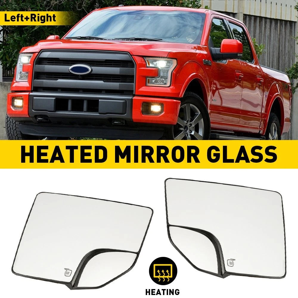 Set of 2 Heated Mirror Side Glass for Ford F150 (2015–2020)