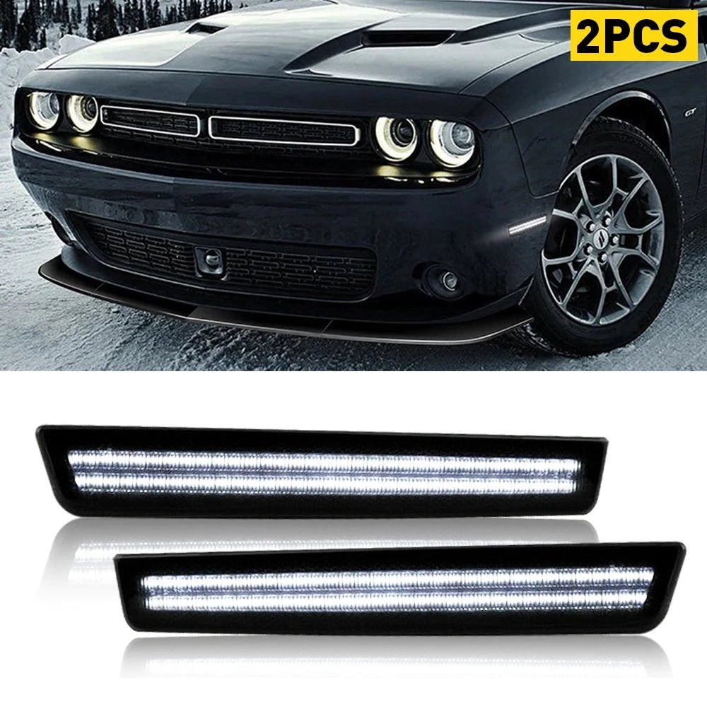 LED Front Side Marker Turn Signal Lamp for Dodge Challenger (2015–2022)