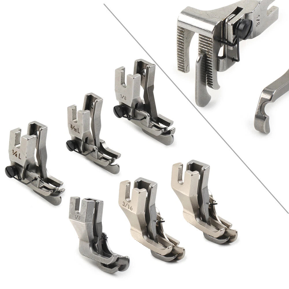 Set of 6 Walking Feet with Guide for Juki DU-141, DU-1181, Consew 205RB