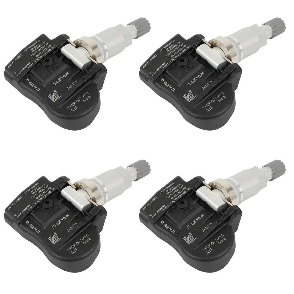 Set of 4 TPMS Tire Pressure Sensors for Infiniti Nissan Altima (2014–2020) 407003JA0A