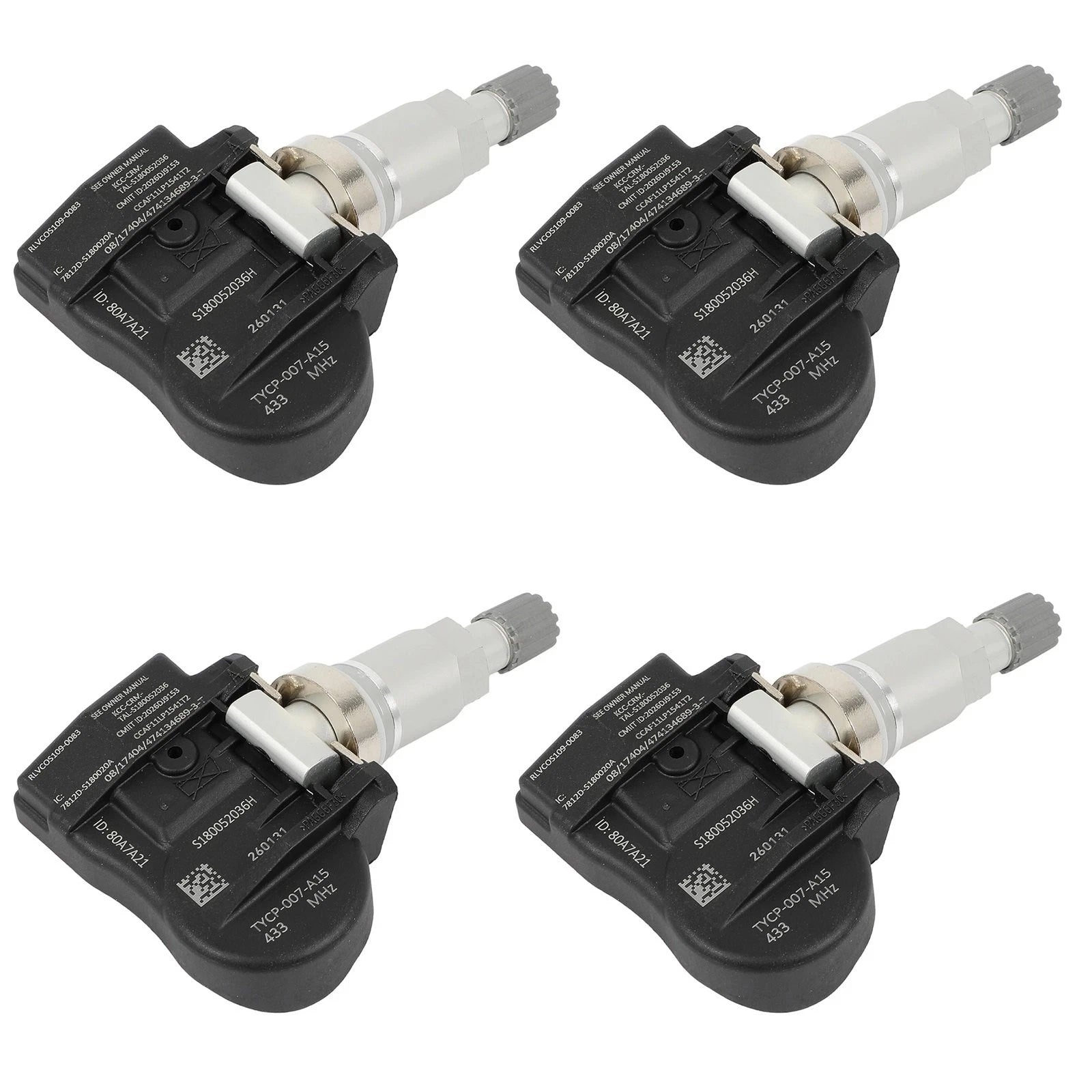 Set of 4 TPMS Tire Pressure Sensors for Infiniti Nissan Altima (2014–2020) 407003JA0A