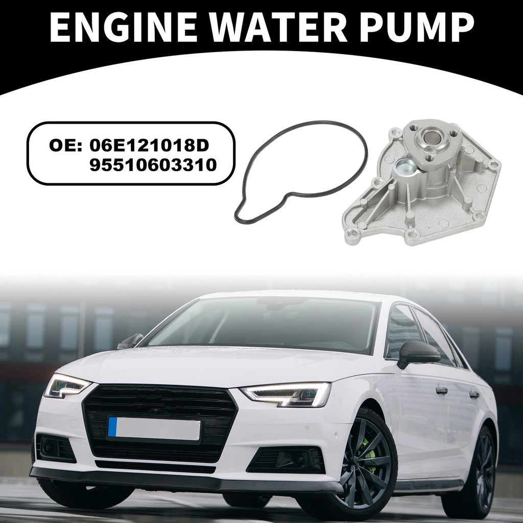 Water Pump with Gasket Kit for Audi A4 (2006–2008) No. 06E121018D/95510603310