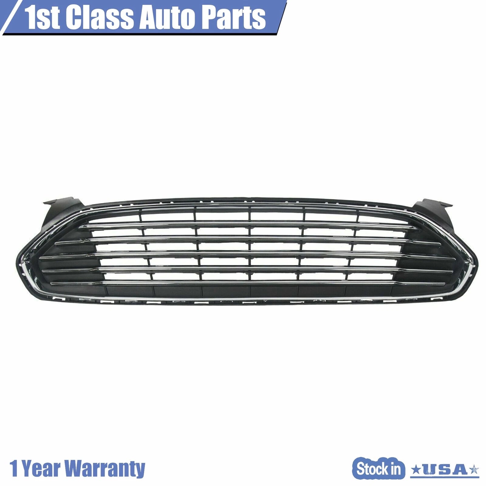 Front Bumper Upper Grille Assembly for Ford Fusion (2013-2016)