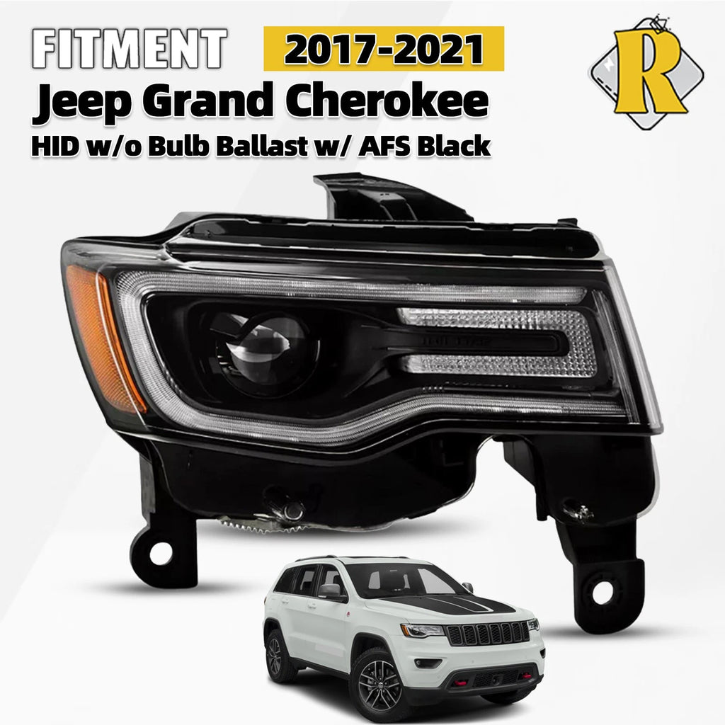 HID Xenon Headlight Right Side 16 Pins for Jeep Grand Cherokee (2017–2021)