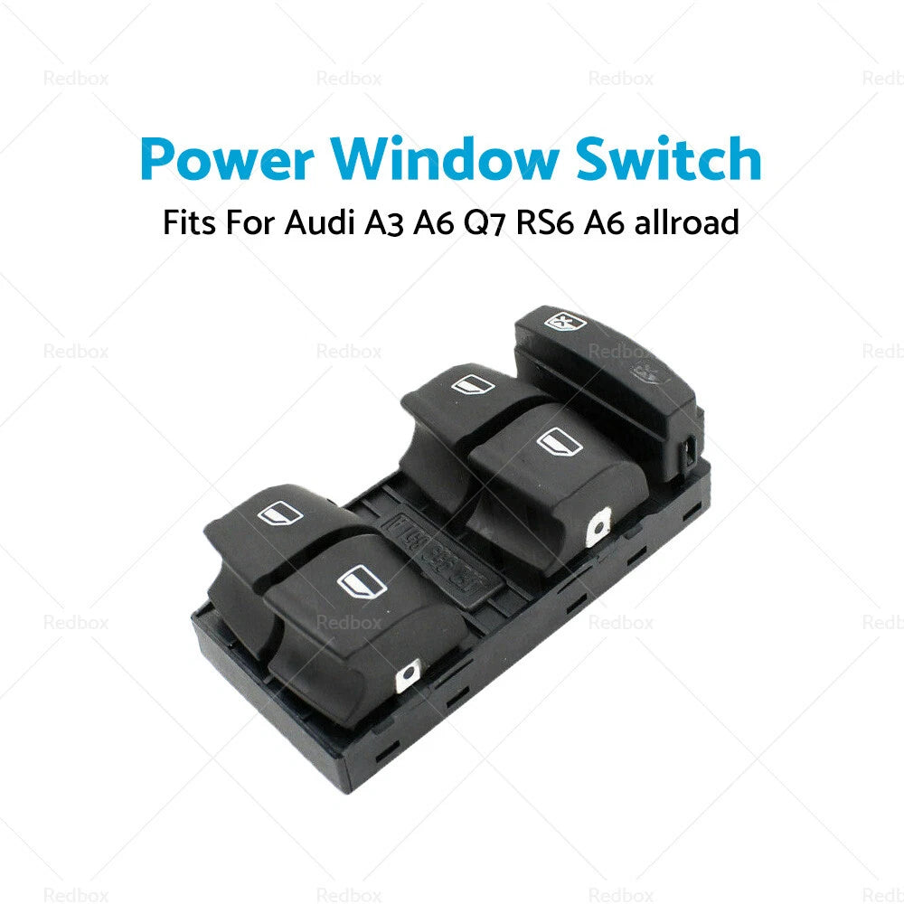 Master Electric Power Window Switch for Audi A3 A6 Q7 RS6 (2004–2014)