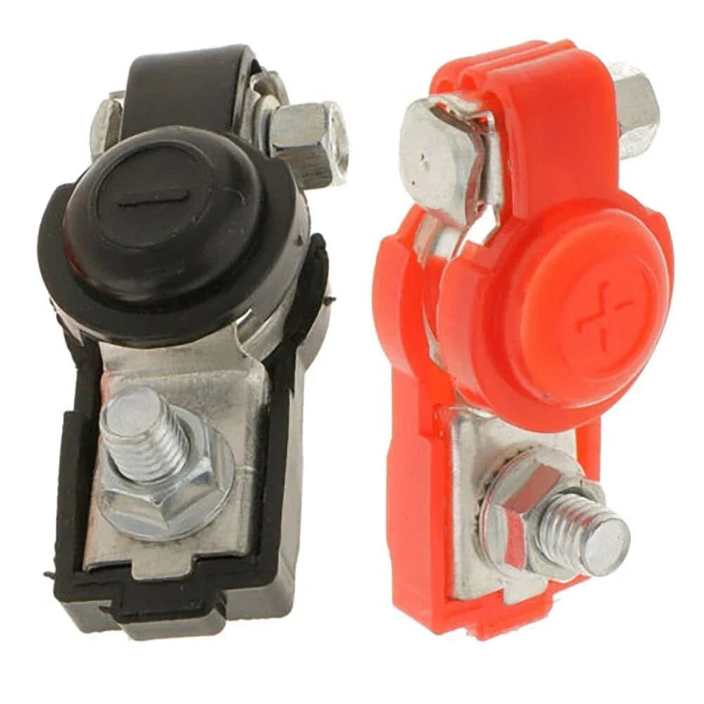 2x Adjustable Battery Terminal Connector Ends Clamp for Car