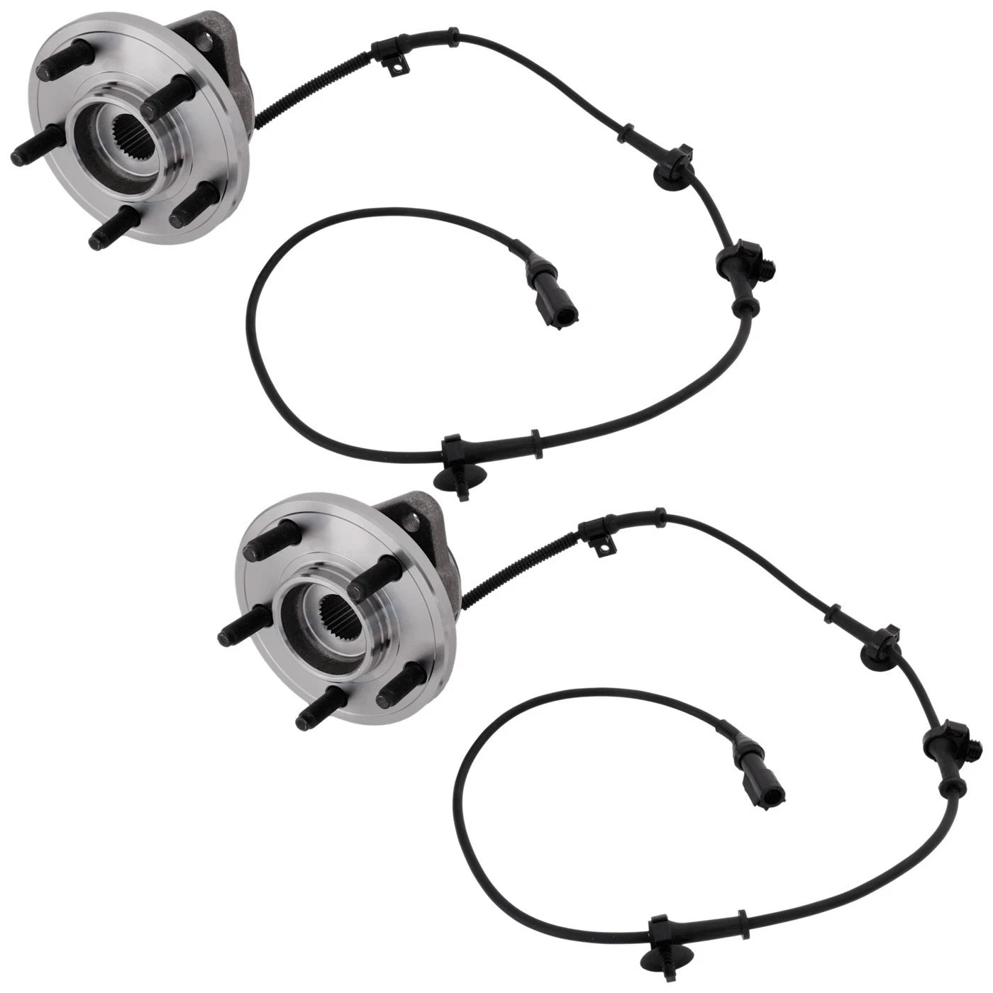 Set of 2 Wheel Hubs for Mazda B4000 4WD 4X4
