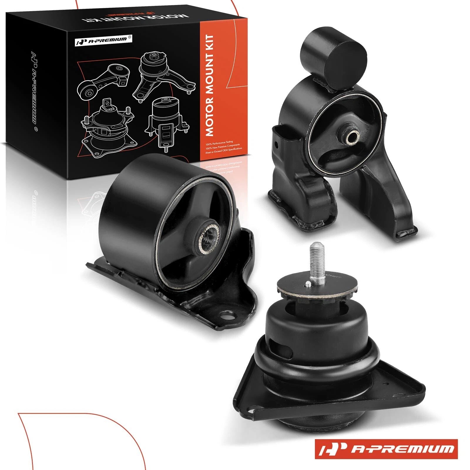 3X Engine Motor Mount for Kia Forte Forte Koup (2010–2013)