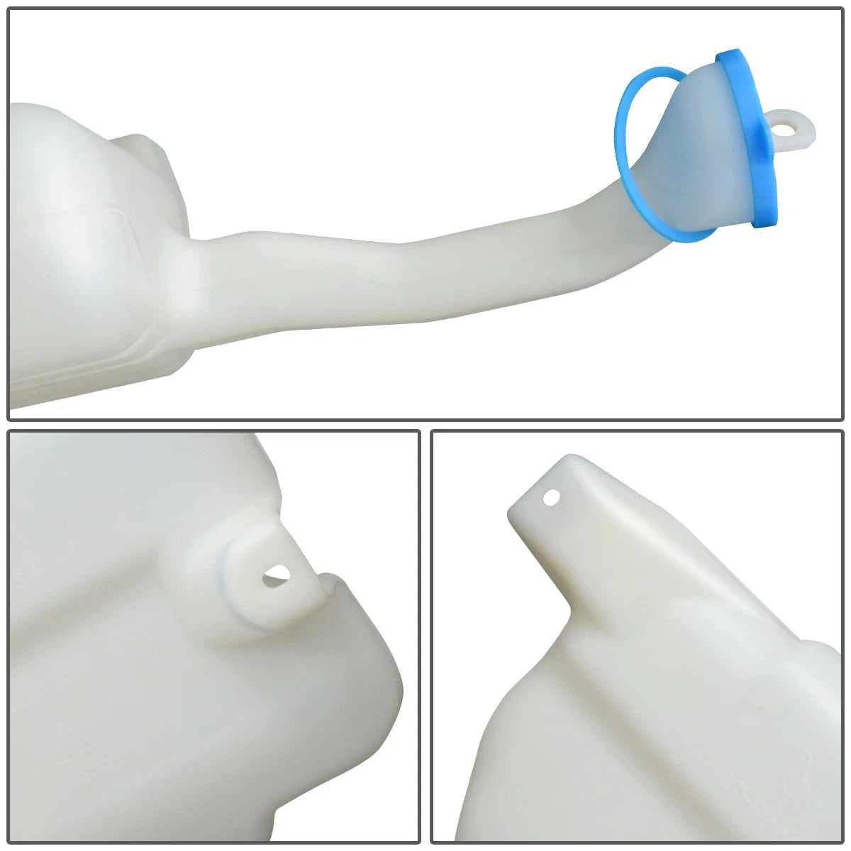 Windshield Washer Fluid Reservoir Tank Bottle w/Cap & Pump for Honda Accord (1998–2002)