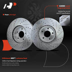 Front Drilled Brake Rotors for Nissan Murano (2009–2011)
