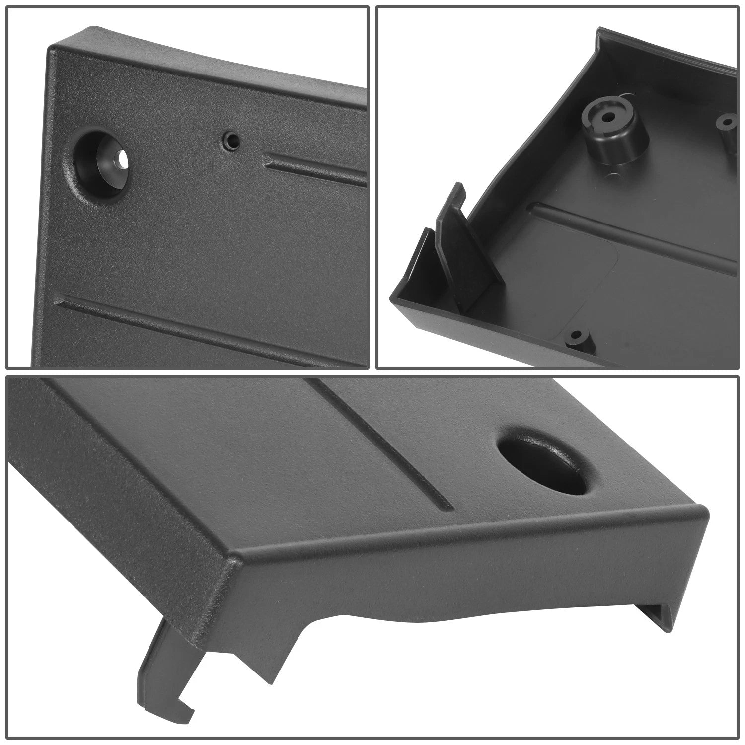Front License Plate Mounting Bracket for BMW X5 (2014–2018) Matte Black