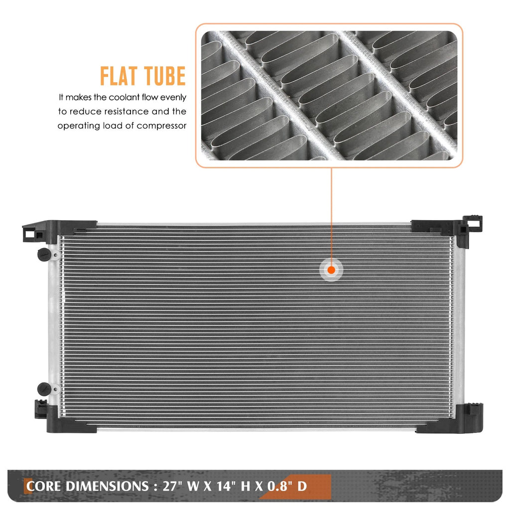 A/C Condenser for Toyota Prius Prime (2017–2022) Aluminum Core