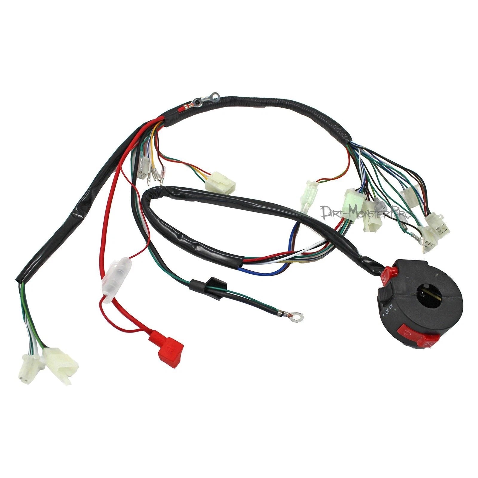 ATV Electric Wiring Harness Loom for 50/70/90/110/125cc Quad Bike (2000–2023)
