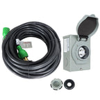 30 Amp Generator Extension Cord for NEMA 14-30P/14-30R (75FT)