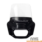 Headlight Fairing + Clear Windshield for Harley Softail Fat Bob (2018-2023)