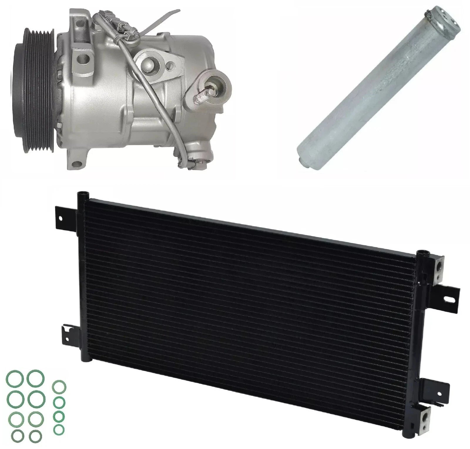A/C Compressor Kit With Condenser for Jeep Compass 2.0L (2010-2016)