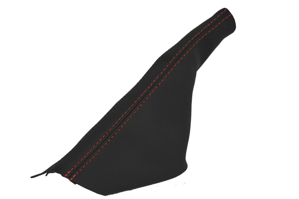 E Brake Boot Cover for Audi TT (1998–2006) Red Stitch Leather