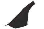 E Brake Boot Cover for Audi TT (1998–2006) Red Stitch Leather