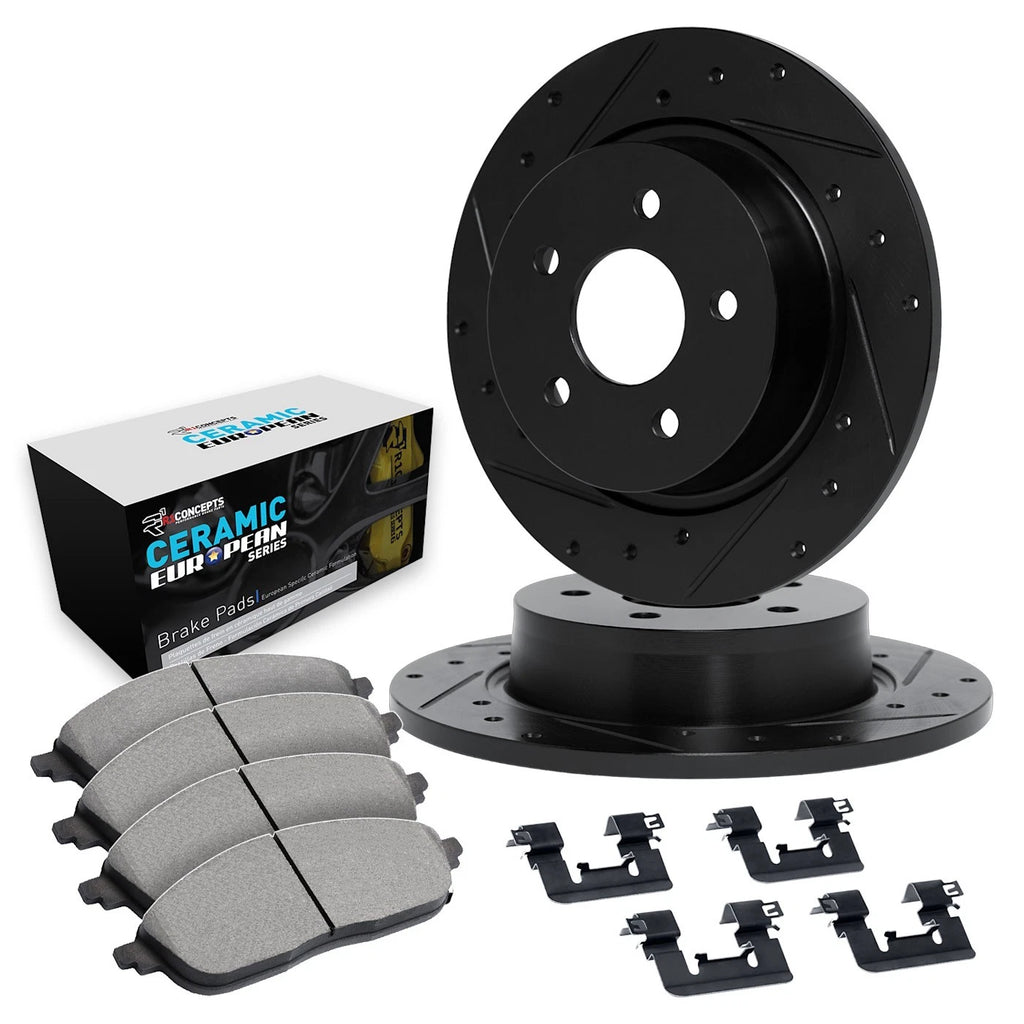 2X Brake Disc and Pad Kit for Jaguar XJS