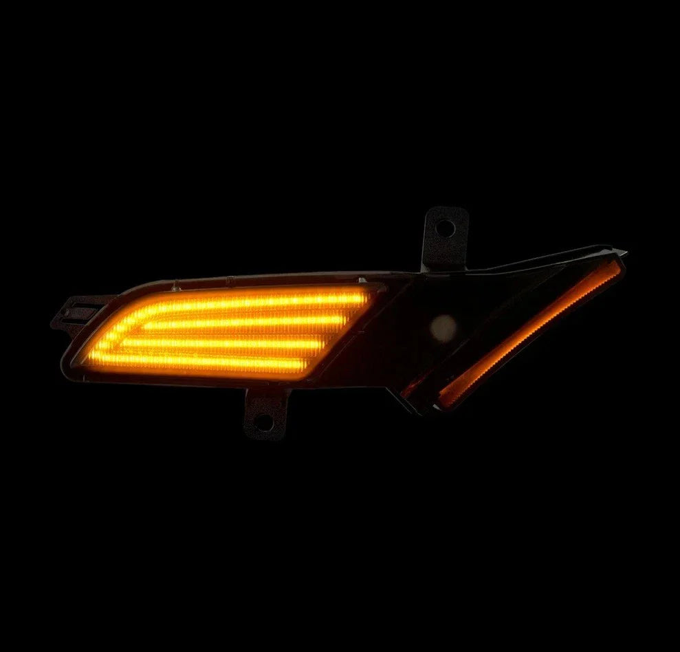Smoke Front LED Side Wing Marker Lights for Porsche Cayenne (2007–2010)