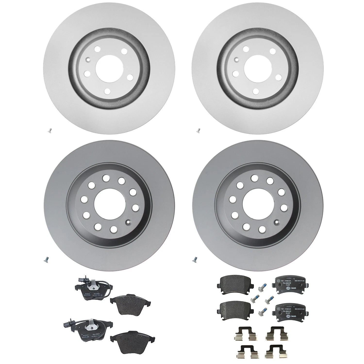 Hella Disc Brake Pad Kit for Audi A6 Quattro (2012–2018)