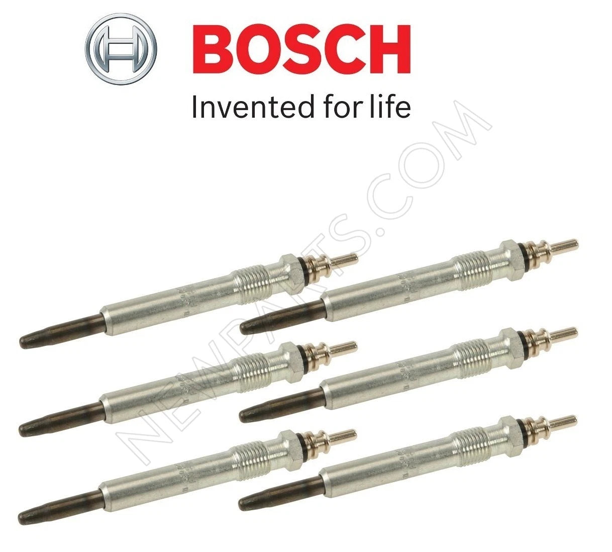 Set of 6 Diesel Glow Plugs for Mercedes Benz W210 E300 (1996–1999) 0250201038