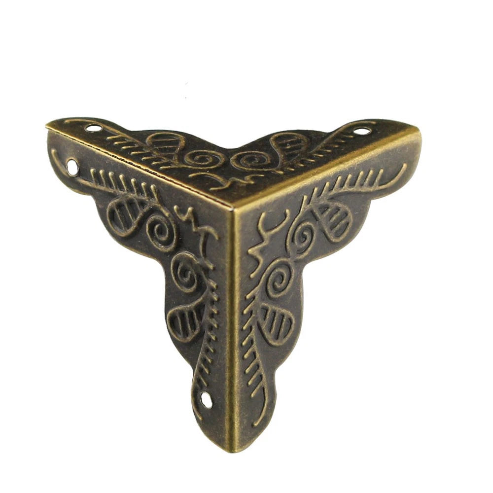 12Pcs Antique Box Corner Protector for Furniture Edge Guard