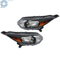 Pair Black Headlamps for Honda HR-V (2016–2018)