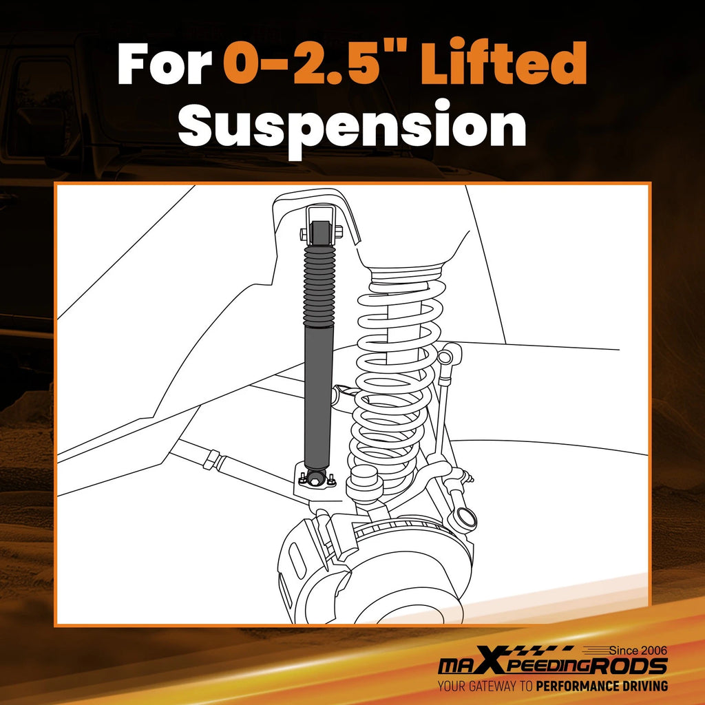 Front Lift Shock Kit for Jeep Gladiator JT (2020–2025) 4WD 2.5"