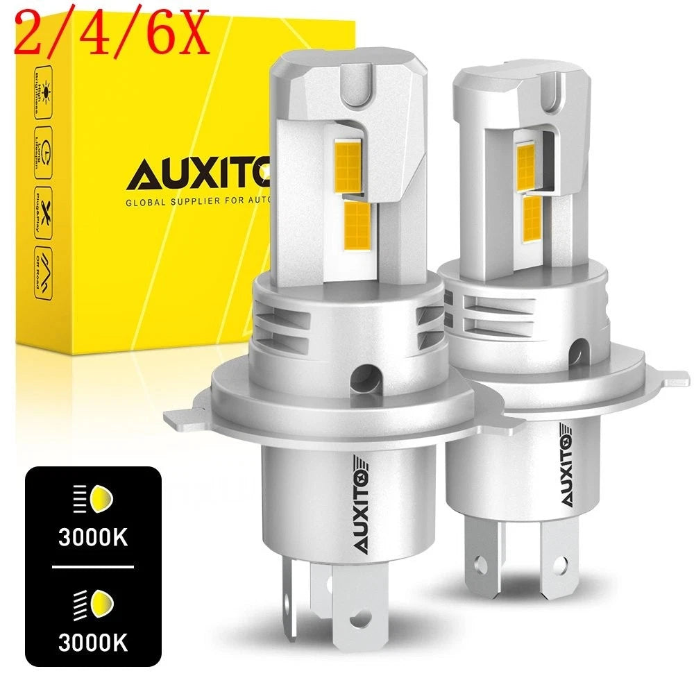 2X H4 9003 LED Headlight Bulbs for Hi Low Beam Conversion (Fits )