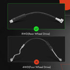Front Right Brake Hydraulic Hose for Chevrolet Colorado (2004–2012)