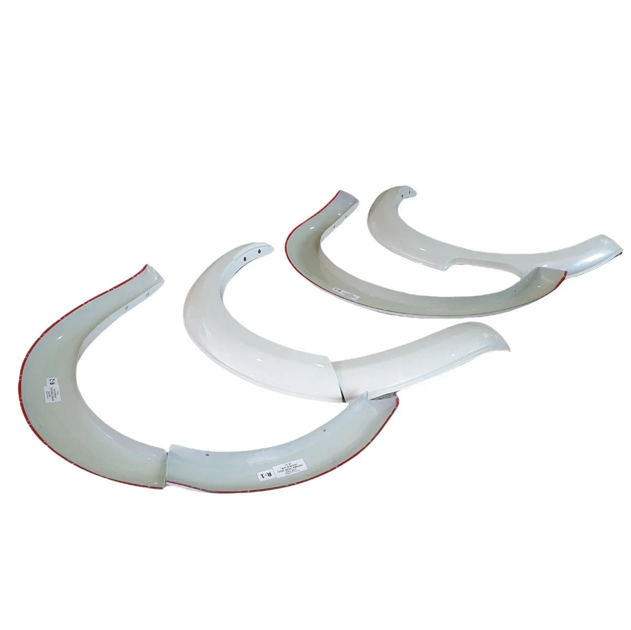 6" White Pearl Fender Flares for Nissan Navara 2021-2023 PRO-4X PRO-2X