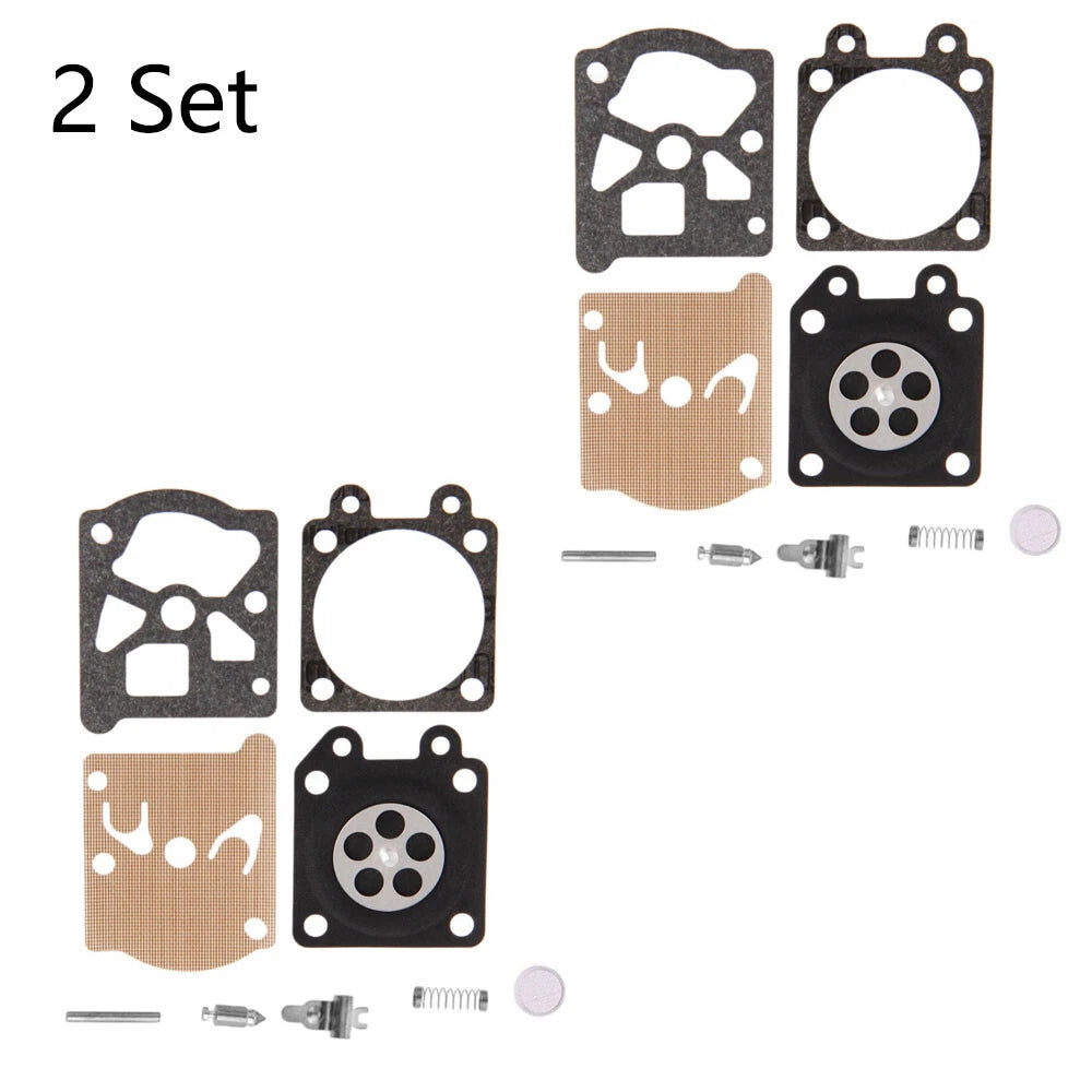 Set of 2 Replacement Carburetor Gasket Kit for Chainsaw 38/45/52/58 4500 5200 5800