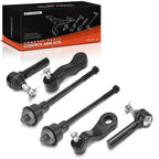Set of 6 Tie Rods and Idler Arm for Chevy GMC 