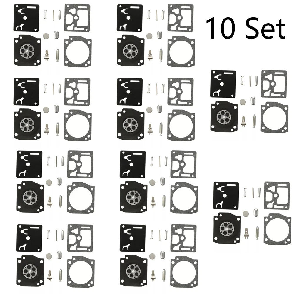 10 Set Carburetor Kit for Husqvarna 345 346 353 (RB-122) Chainsaws