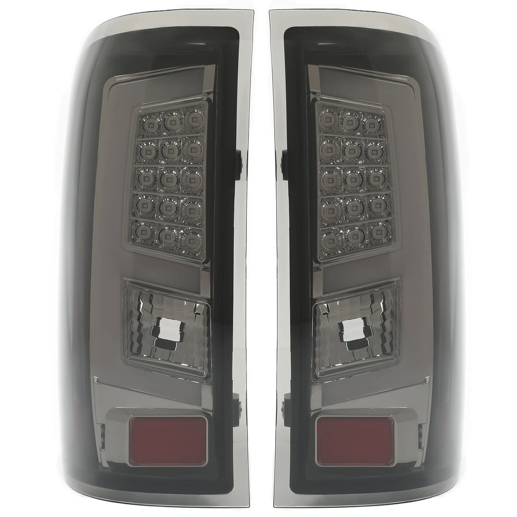 Set of 2 Tube LED Brake Tail Lights for GMC Sierra 1500 2500HD 3500HD (2014–2018)