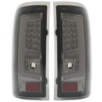Set of 2 Tube LED Brake Tail Lights for GMC Sierra 1500 2500HD 3500HD (2014–2018)