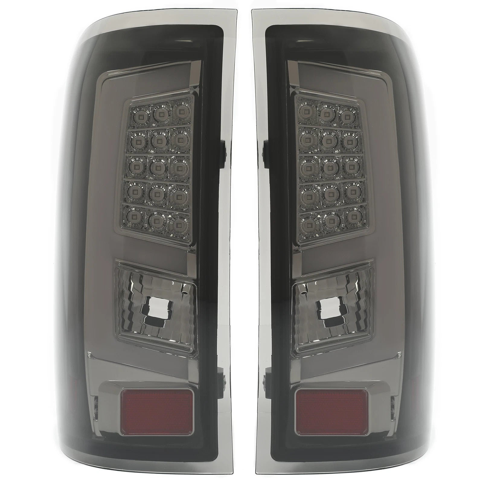 Set of 2 Tube LED Brake Tail Lights for GMC Sierra 1500 2500HD 3500HD (2014–2018)