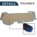 Dashboard Cover Mat for Honda N-WGN JH3/JH4 (2013–2020) Black Blue Set of 1