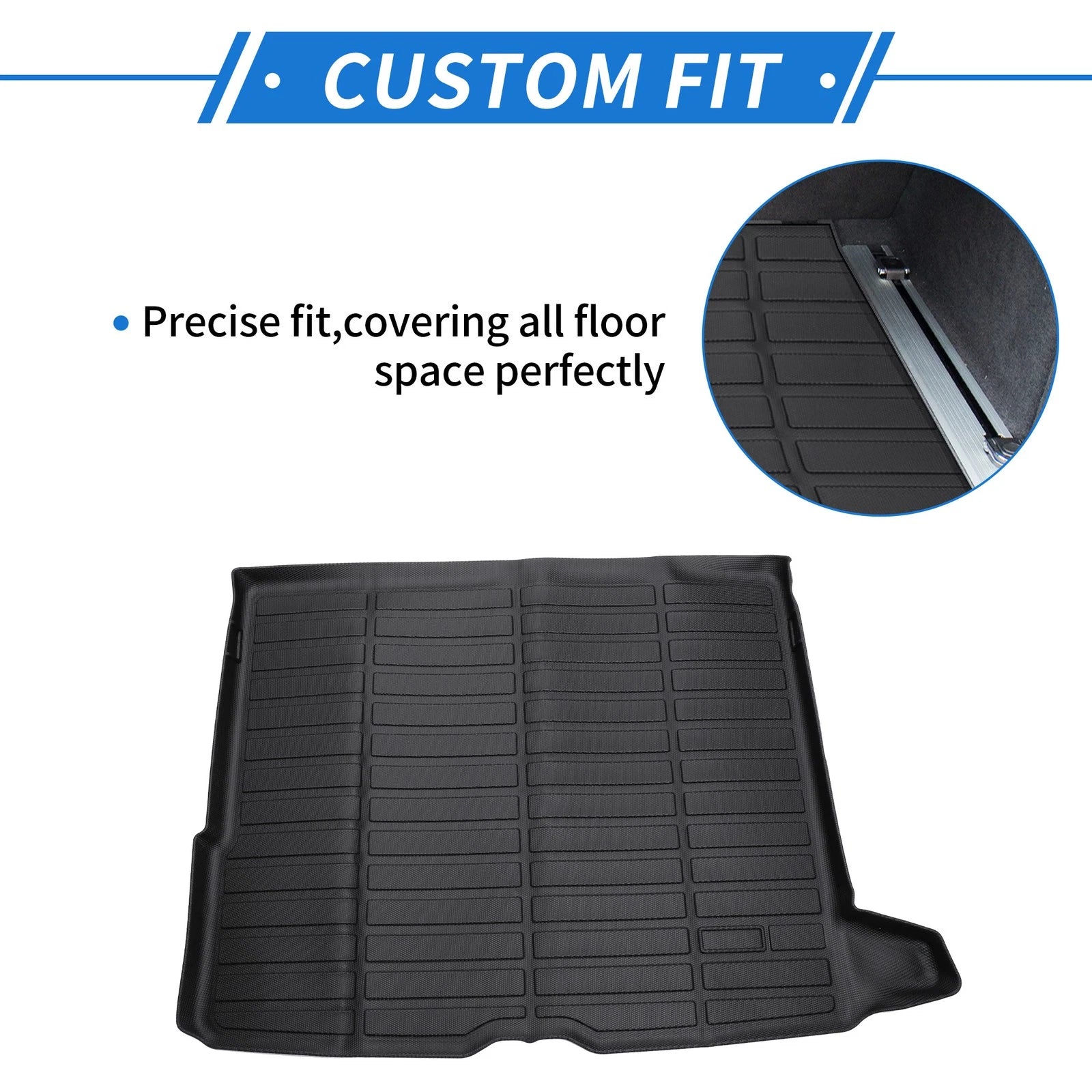 Rear Trunk Mat for Mercedes Benz GLC (2016–2022) TPE Cargo Liner