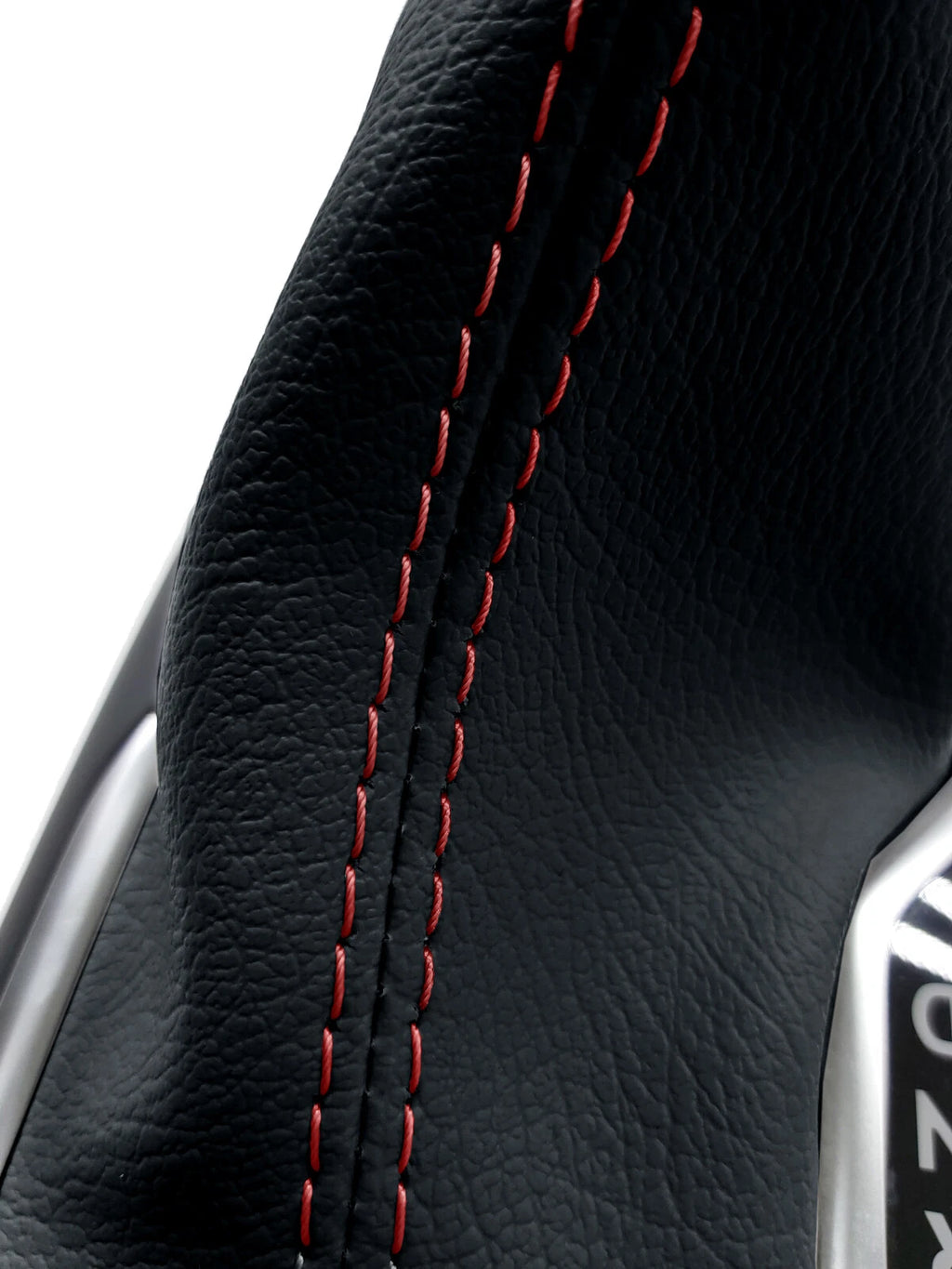 Automatic Shift Boot Cover for Jeep Wrangler (2018–2020) Black Red Stitch