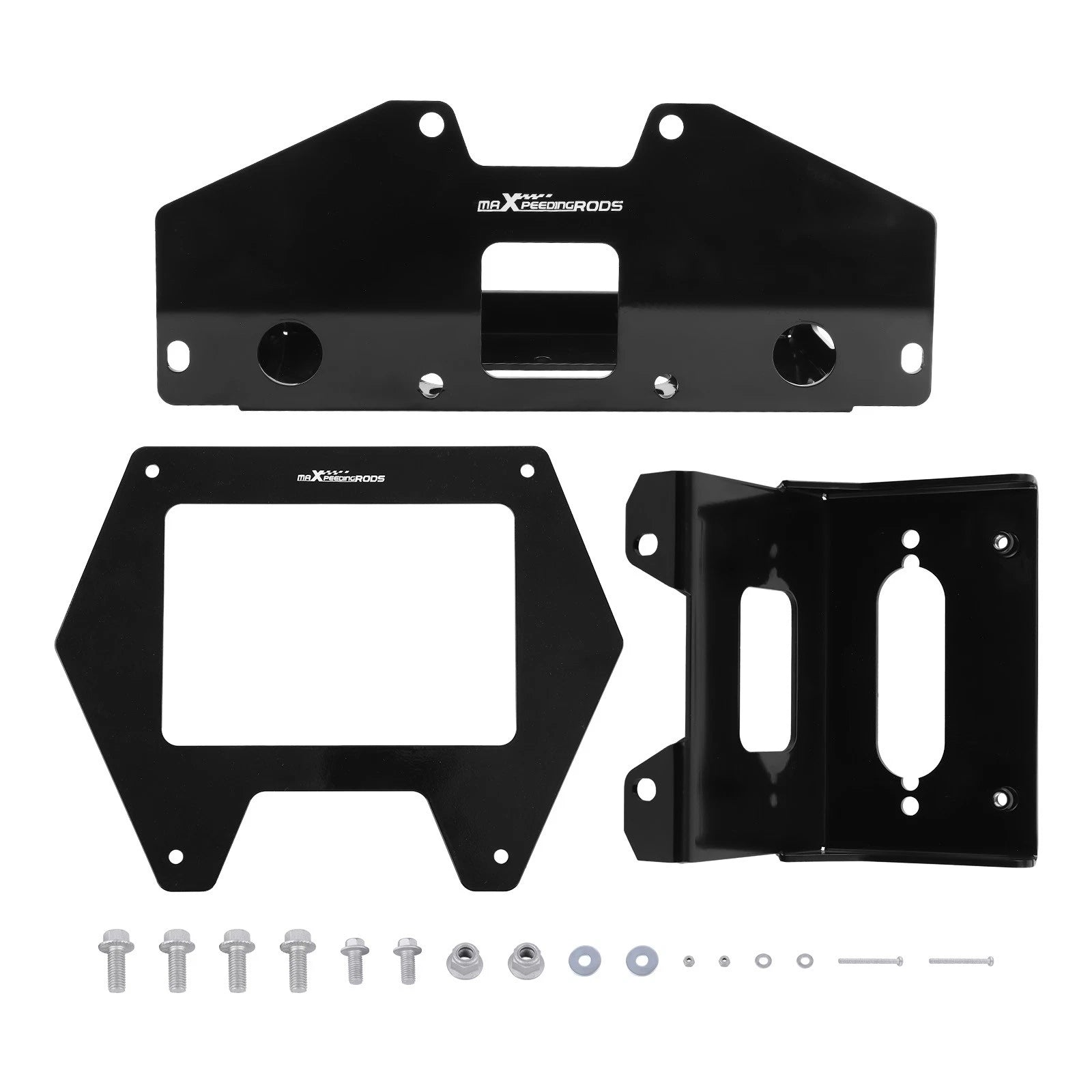 Heavy-Duty Steel Winch Mounting Bracket for Polaris RZR PRO XP/XP 4 (2020–2025)