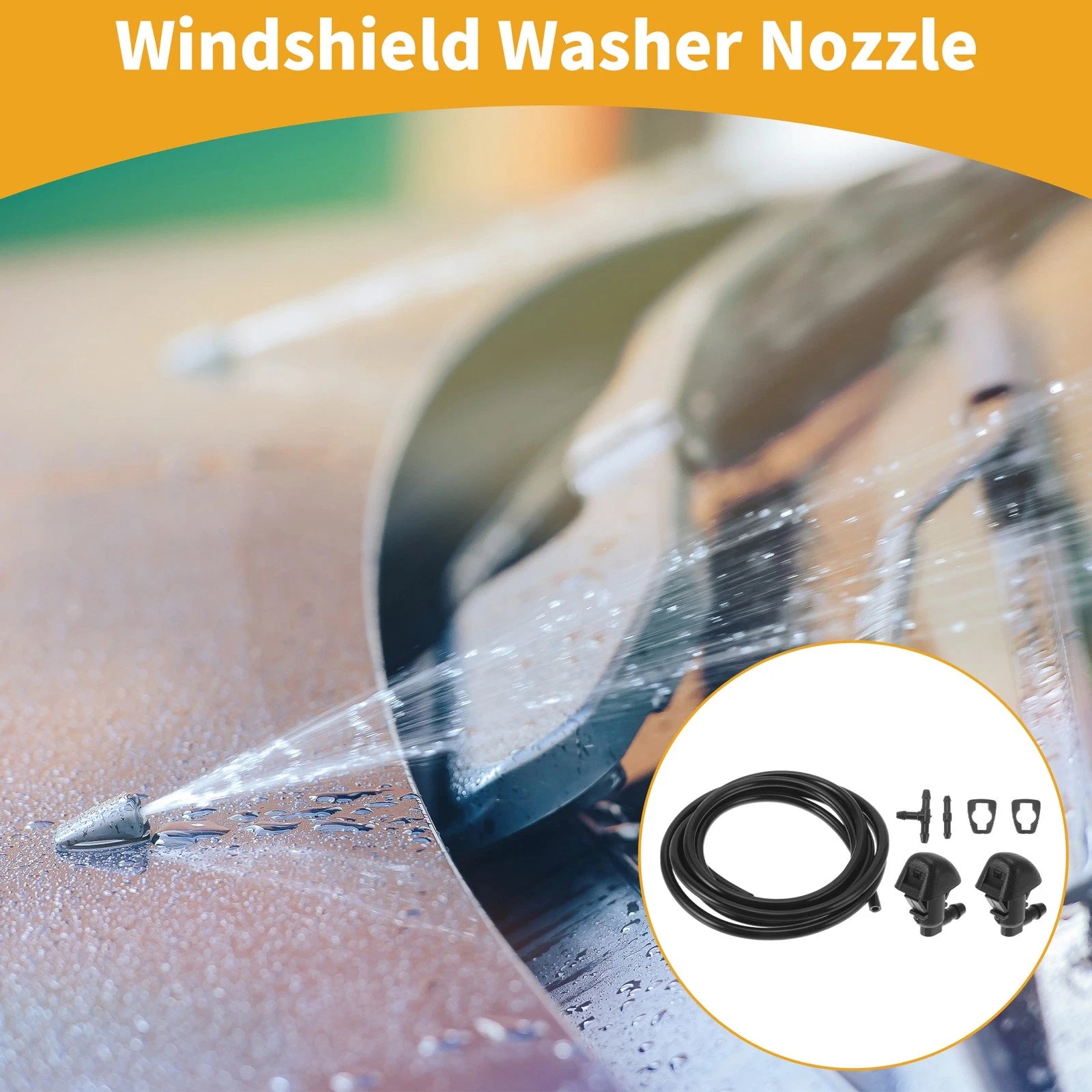 Windshield Washer Nozzle Kit for Honda Pilot (2009–2014) No. 76810SZAA01ZA