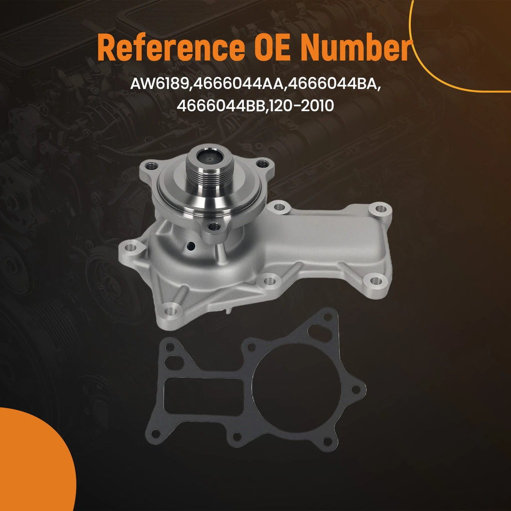 Coolant Water Pump Assembly for Jeep Wrangler 3.8L (2007–2011)