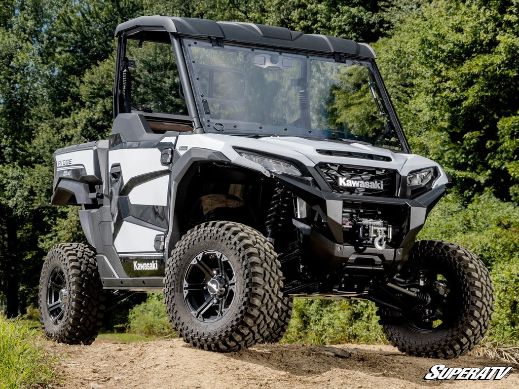 Scratch-Resistant Flip Windshield for Kawasaki Ridge (Fitment Specific)